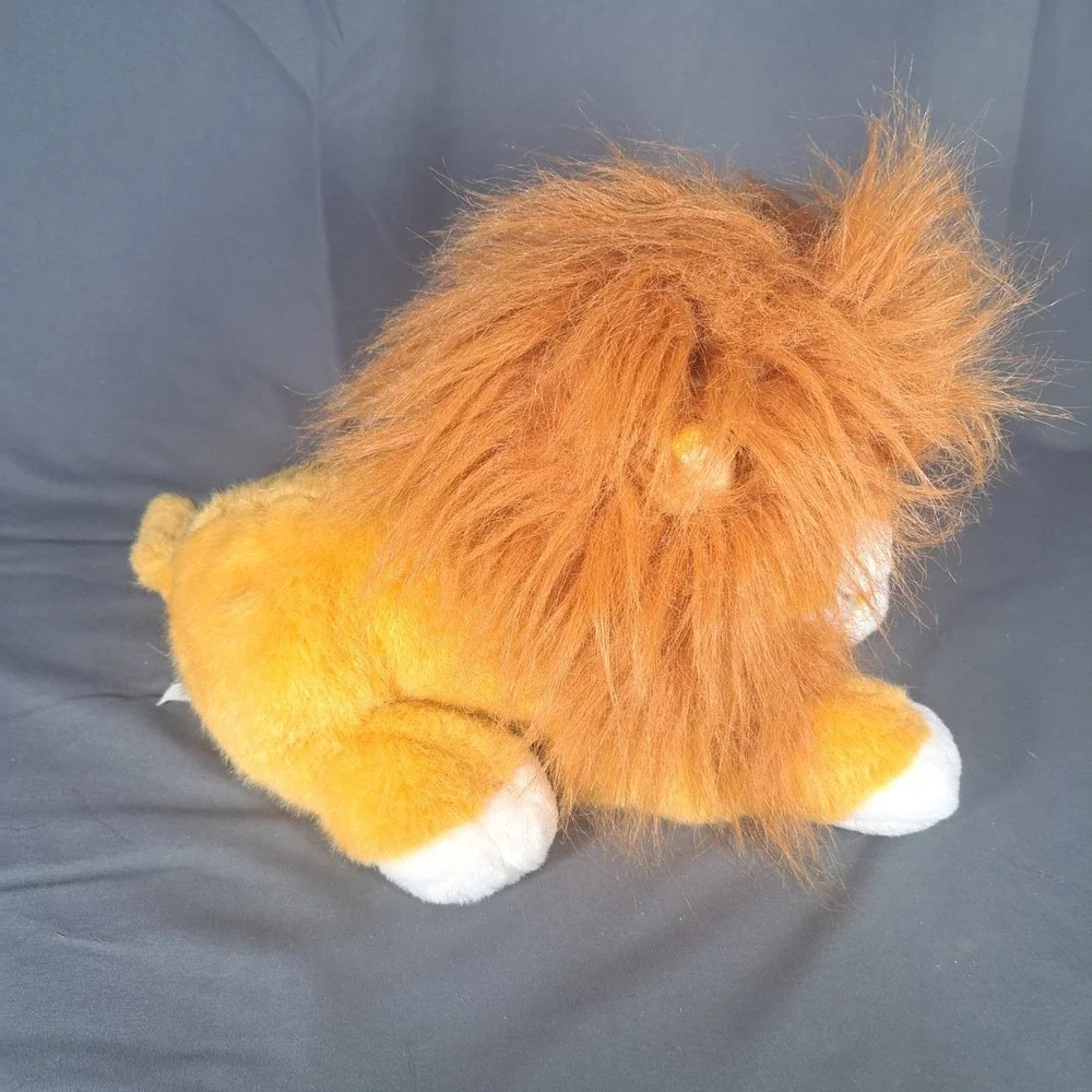 VTG 1993 Mattel Authentic Lion King Simba Roaring Plush Toy Tested‎ Collectible